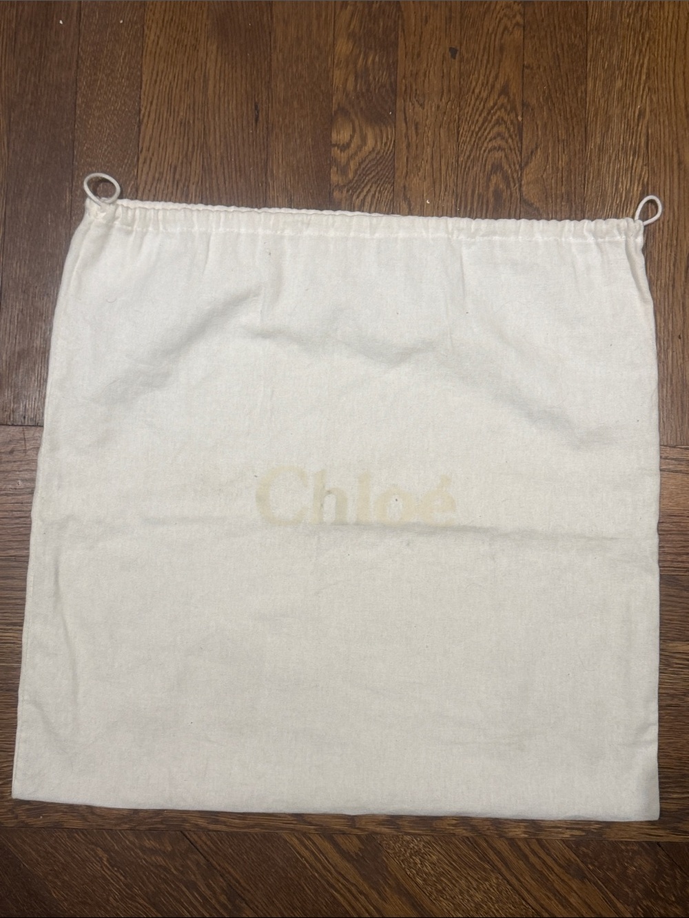 Chloé Cream Drawstring Dust Bag